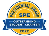 2022 SPE Presidential Award for Outstanding Student Chapter badge